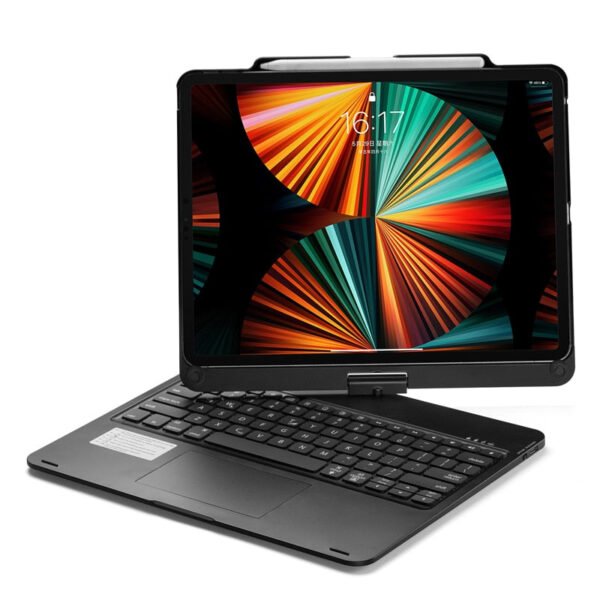 2273233edaa8b4373270e76920420f902a8ec44c-1 Wireless Backlit Keyboard iPad Holder Case