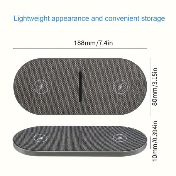 2-in-1 Wireless Charger Pad -- MotPoet