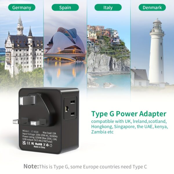 Universal Travel Converter Plug -- MotPoet
