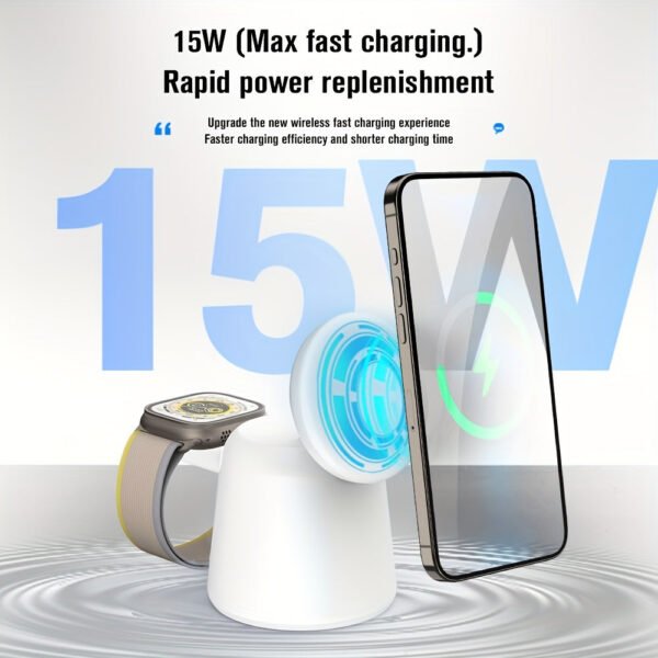 3-in-1 Magnetic Foldable Wireless Charger -- MotPoet