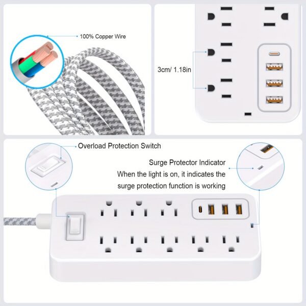 12-In-1 Power Strip -- MotPoet