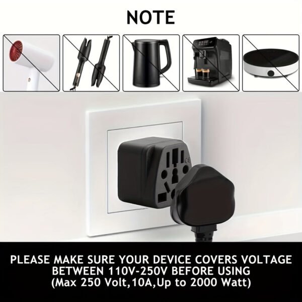 Universal Travel Converter Plug -- MotPoet