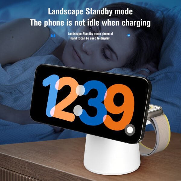 3-in-1 Magnetic Foldable Wireless Charger -- MotPoet